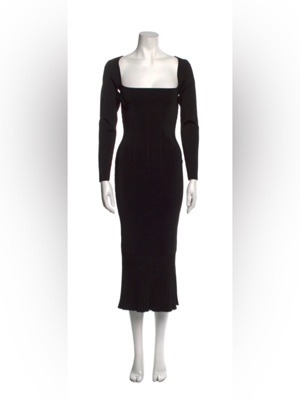 Galvan Atalanta Midi Dress Black size M